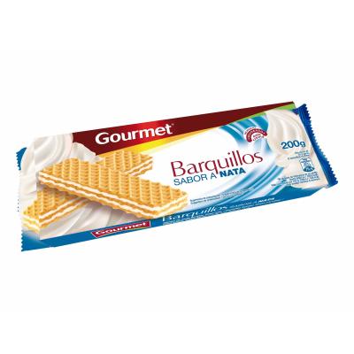 Galleta Gourmet Barquillos Nata 200g