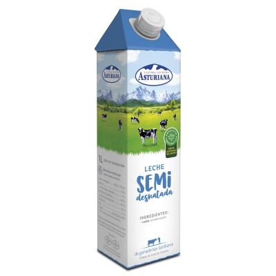 Leche Asturiana Semidesnatada Brick 1l
