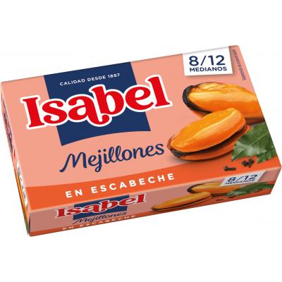 Mejillon Isabel Escabeche Ol-120 8/12 69g