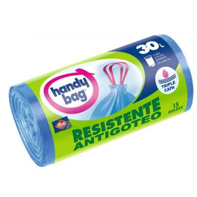 Bolsa Basura Handy Bag Antigoteo Maxi 30l 20u