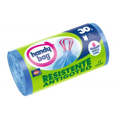 Bolsa Basura Handy Bag Antigoteo 30l 12u