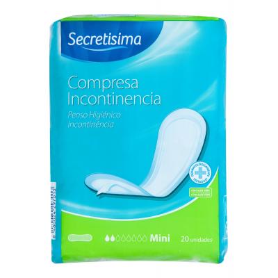 Compresa Secretisima Incontinencia Mini 20u