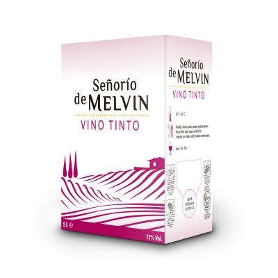 Vino Señorio De Melvin Tinto B&B 5l 12º