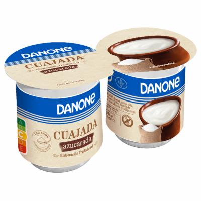 Cuajada Danone Con Azucar 150g Pack-2