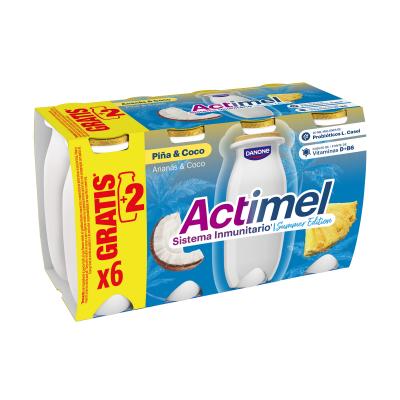 Actimel Piña Coco 800g 6+2u