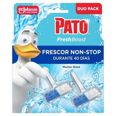 Limpiador Pato Wc Fresh Boost Marine 2u