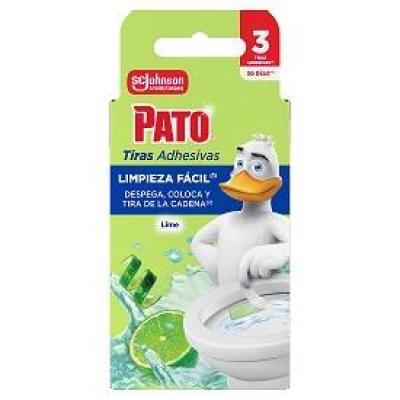 Limpiador Pato Wc Tiras Adhesivas Lima 3u