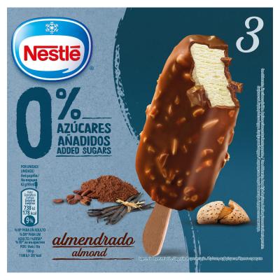 Bombon Nestle Almendrado 0% Azucar 90ml Pack-3