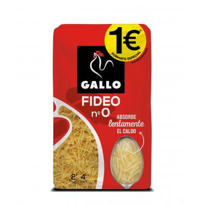 Pasta Gallo Fideo Nº0 400g 1e