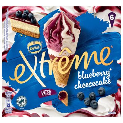 Helado Extreme Blueberry/Cheescake 6x120ml