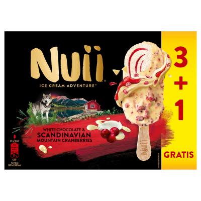Helado Nuii Mascarpone/Arandanos 3+1x90ml
