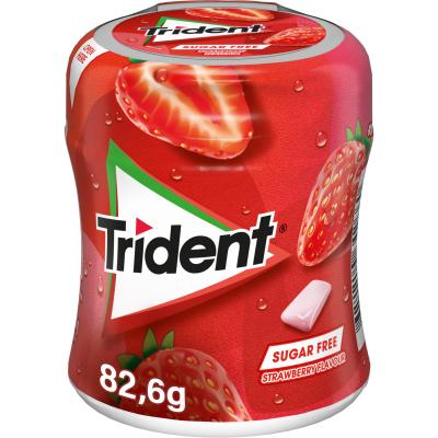 Chicle Trident Fresa Bote 82,6g