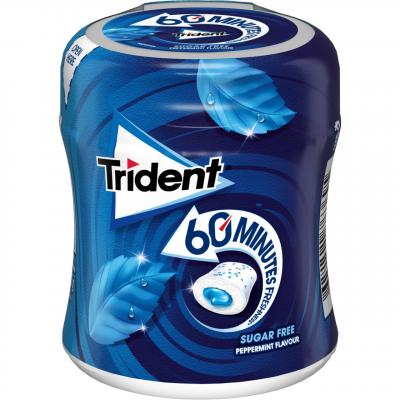 Chicle Trident 60min Menta 68,2g