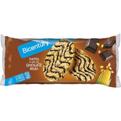 Tortita Bicentury Maiz Chocolate 90g