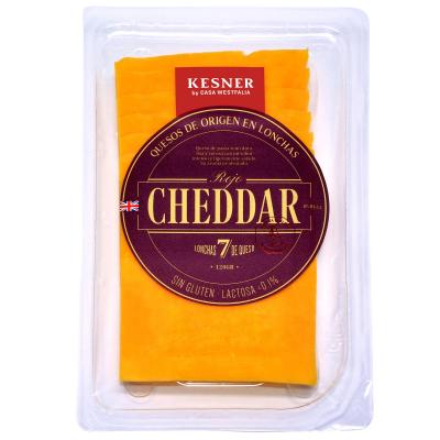 Queso Kesner Cheddar Rojo Lonchas 120g