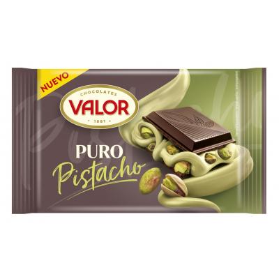 Chocolate Valor Relleno Puro Pistacho 150g