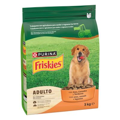 Comida Perro Friskies Ave Verdura 3k