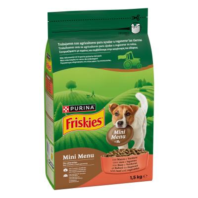 Comida Perro Friskies Mini Buey 1,5k